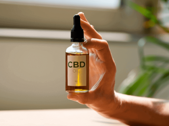 flacon d'huile de cbd