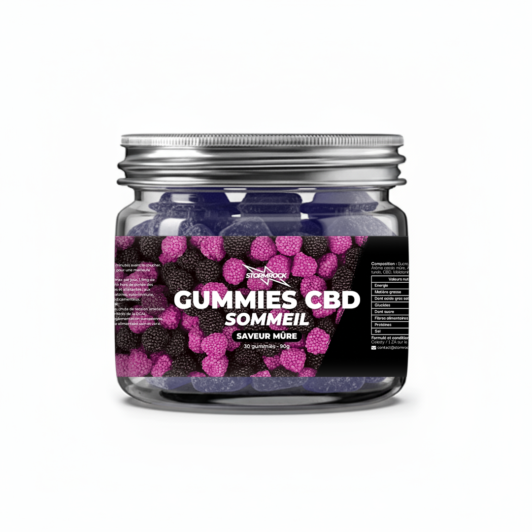 Gummies CBD Sommeil - Saveur Mûre