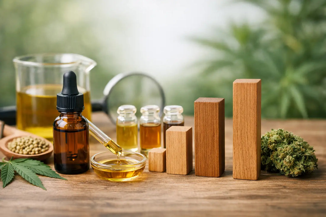 Guide taux CBD - comprendre les pourcentages