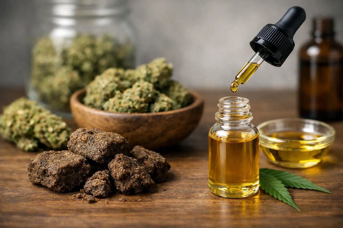 Résine CBD ou huile CBD - que choisir ?