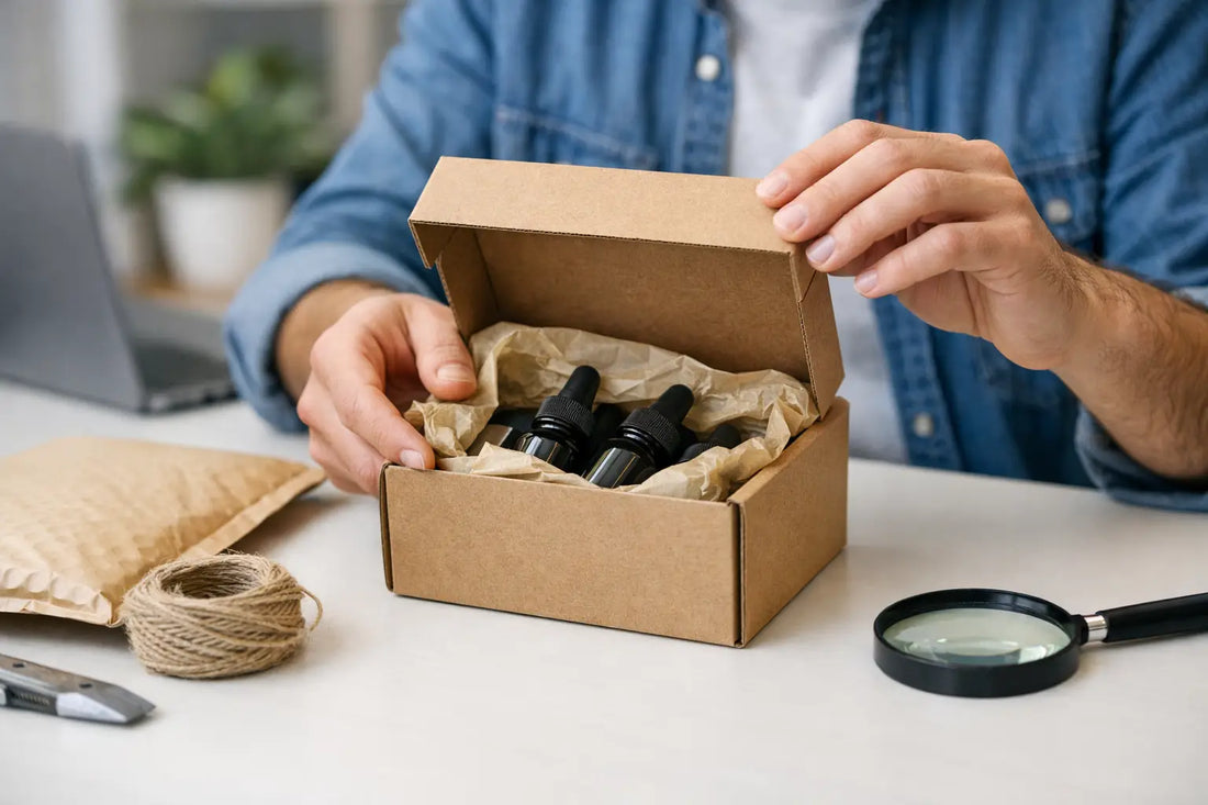 Commande CBD emballage discret - comment vérifier