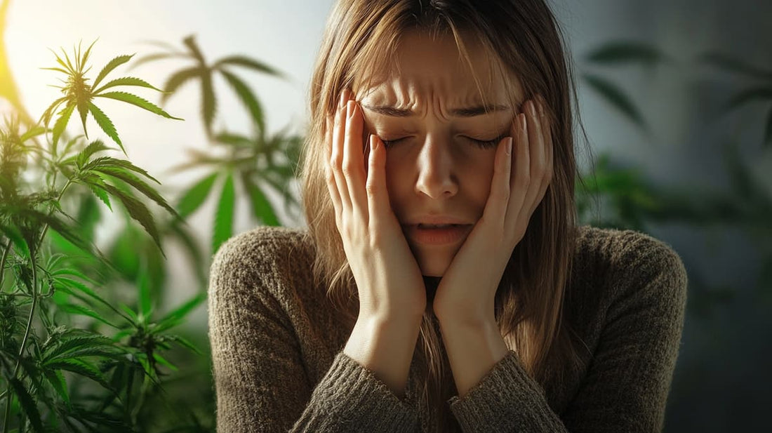 femme ressentant effets secondaires du CBD