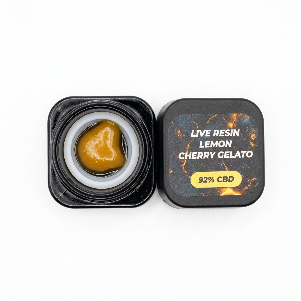 Live Resin CBD Lemon Cherry Gelato Concentr Premium | Stormrock Live Resin CBD Lemon Cherry Gelato Concentr Premium | Stormrock