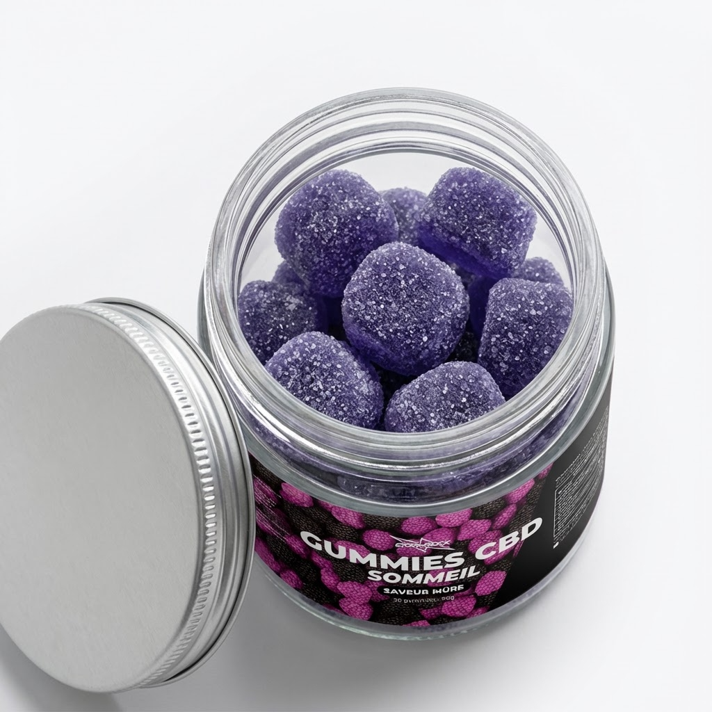 Gummies CBD Sommeil - Saveur Mûre - Stormrock
