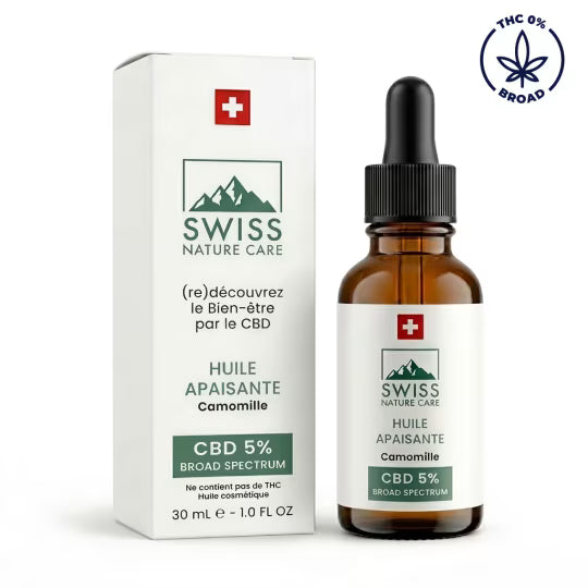 Huile CBD Apaisante - Swiss Nature Care (5%)