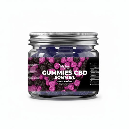 Gummies CBD Sommeil - Saveur Mûre