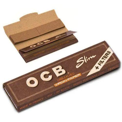 Slim OCB Premium Non Blanchi + Carton - Stormrock